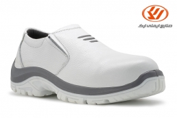 أحذية الأمان بدون اربطة اپنکا لون الابیض PU-TPU