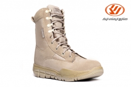 Guard Suede military boots with zipper